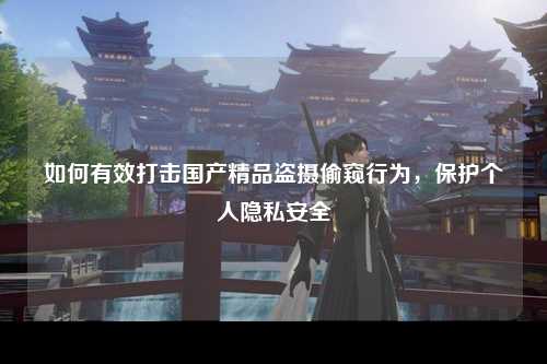 如何有效打击国产精品盗摄偷窥行为，保护个人隐私安全