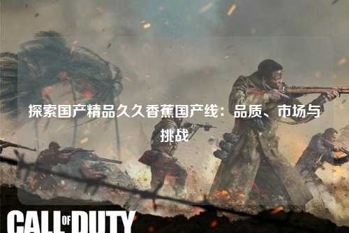 探索国产精品久久香蕉国产线：品质、市场与挑战